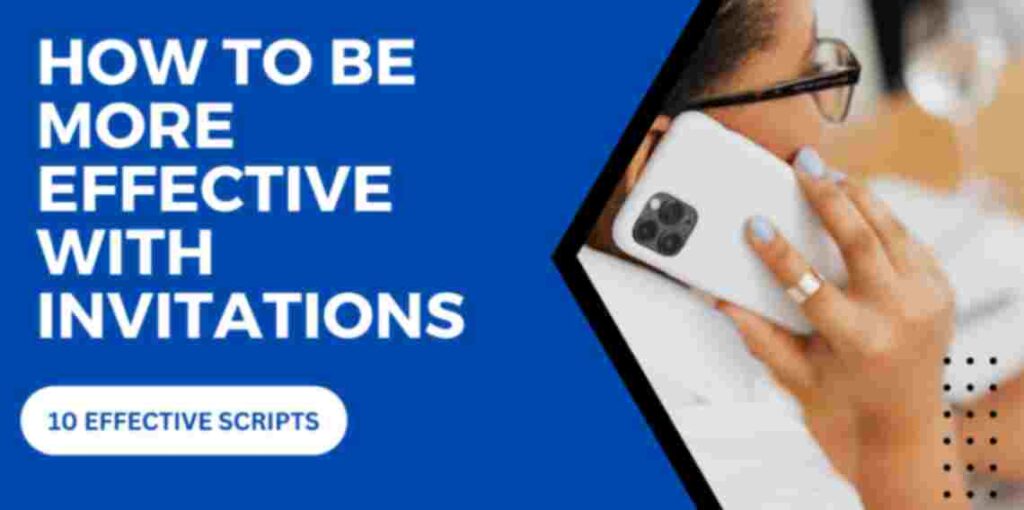 10 effective invitation scripts in network marketing